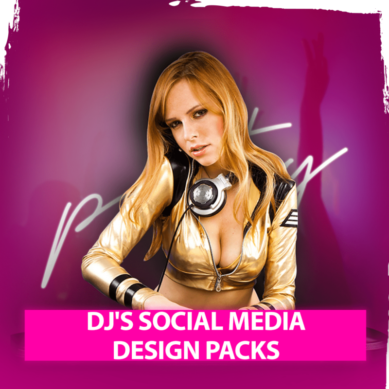 DJ's Social Media Design Packs